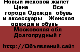 Новый меховой жилет › Цена ­ 14 000 - Все города Одежда, обувь и аксессуары » Женская одежда и обувь   . Московская обл.,Долгопрудный г.